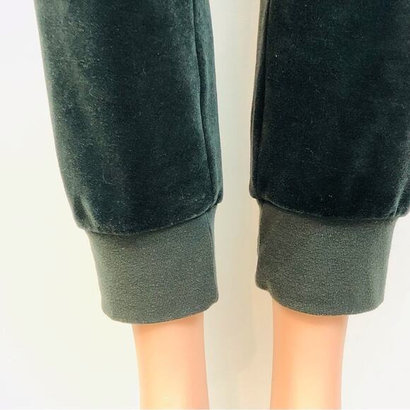 Nike Forest Green Velour cropped joggers pants - Picture 5 of 16